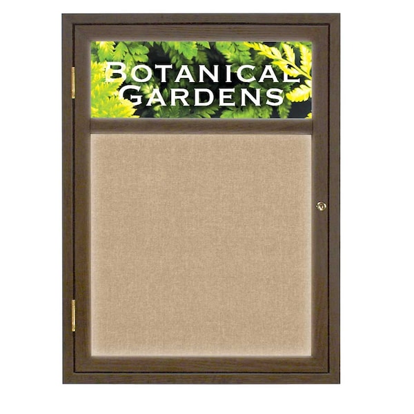 Open Faced Traditional Corkboard, 12x36"